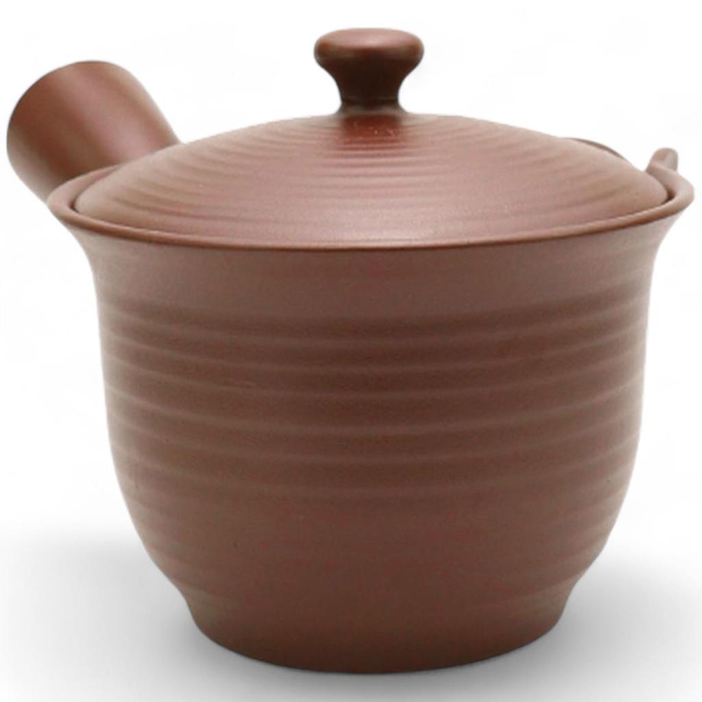 New Tea Tokoname Basket Mesh Teapot with Tea Made In Japan J-kitchens Pot, Ware, Strainer, 430cc,