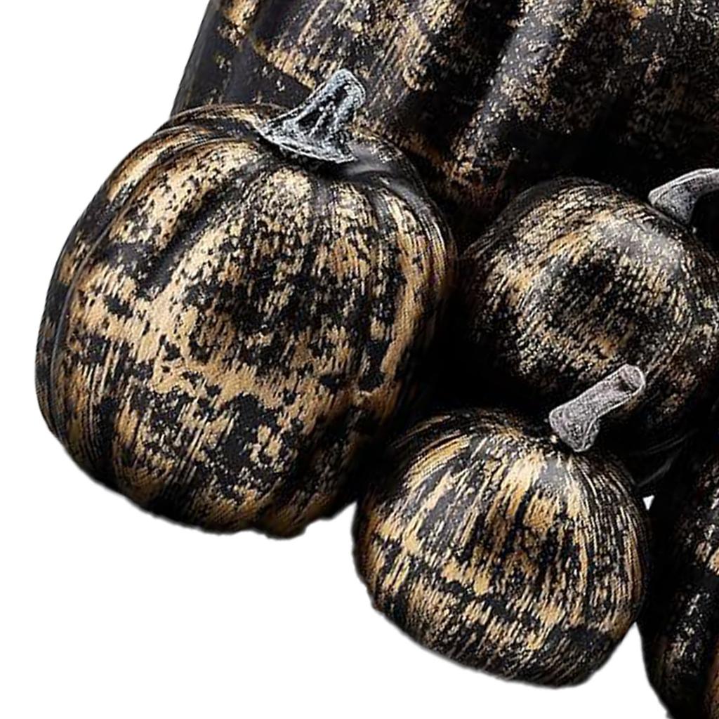 7 шт. Имитация тыквы, глянцевая краска, легкая, креативная, многоразовая, пенопластовая тыква для декора