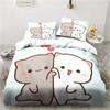 3d Printing Cartoon Bubu Dudu Bedding Set Three-piece Set Anime Adult Kid Bedroom Duvet Cover Sets Home Textiles Birthday Gifts