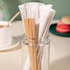 100Pcs Disposable Stir Sticks Natural Wooden Tea Coffee Stirrers Cafe Supplies