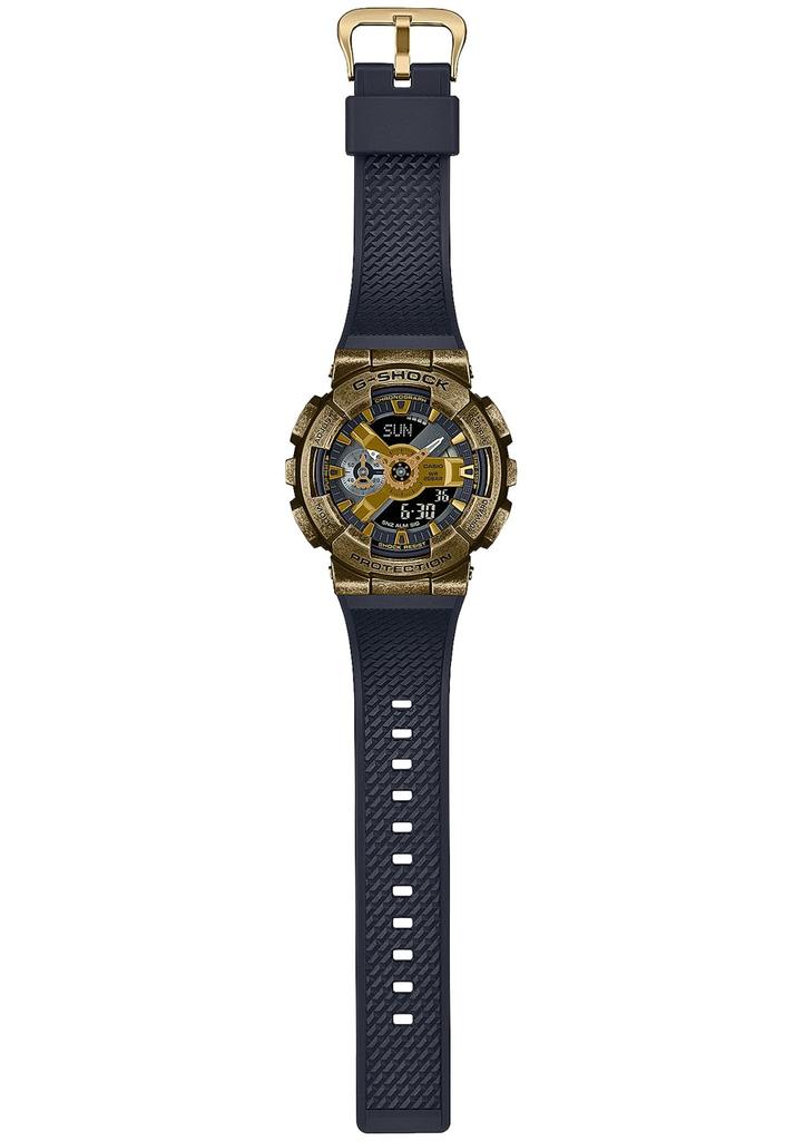 Часы Casio G-Shock (Официальный японский продукт) Серия STEAMPUNK Металлическая крышка GM-110VG-1A9JR Мужские Черные