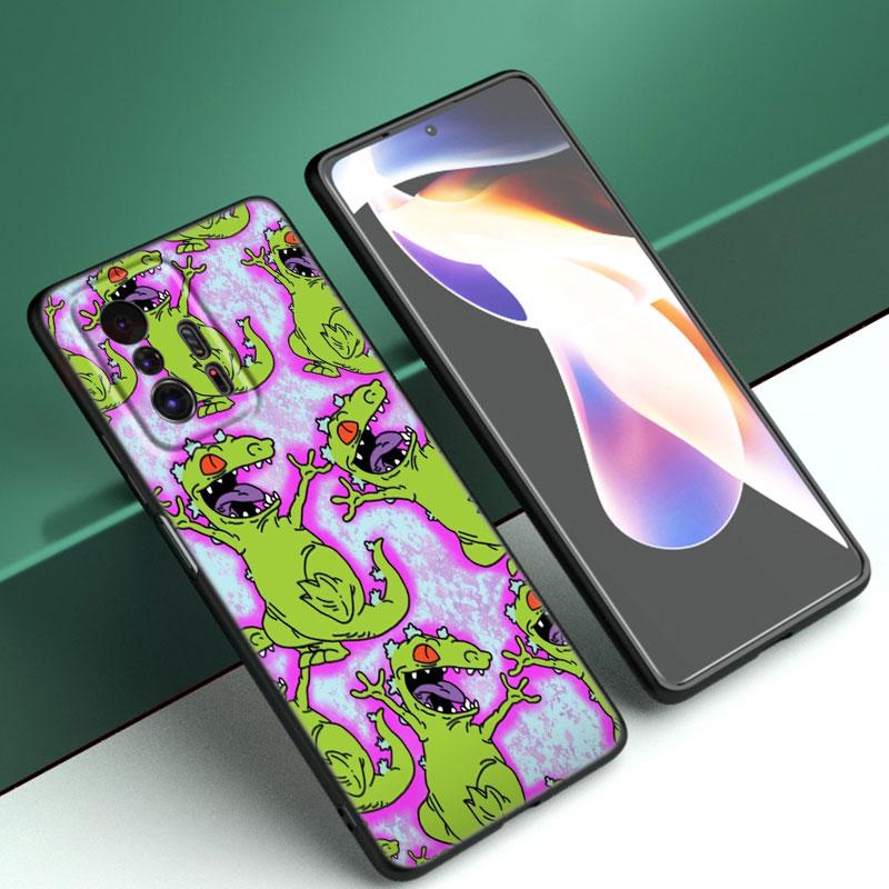 Мультяшный R-Rugrats черный силиконовый чехол для телефона Xiaomi Mi 9 SE 8 10 10T 11 12 13 Lite 9T 11T 12S 12T 13T 14 Pro 5G NE 11i 12X