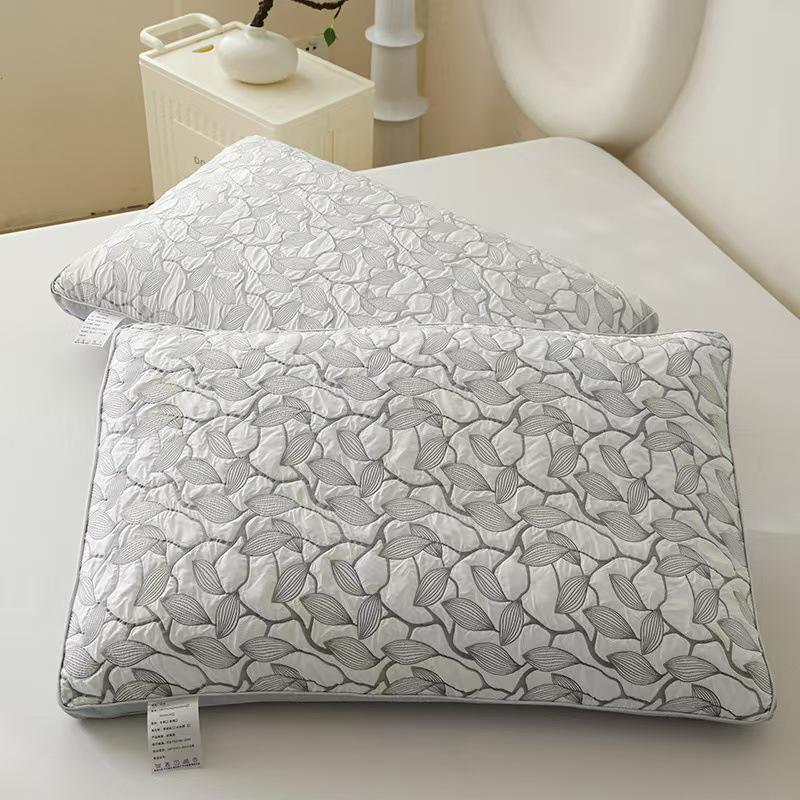 High-Elastic Hotel Pillow with Cervical Support and Down-Like Fiber Filling