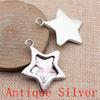 Hollow Pentagram Charms Pendant For Bracelet Necklace Jewelry Making Craft Findings