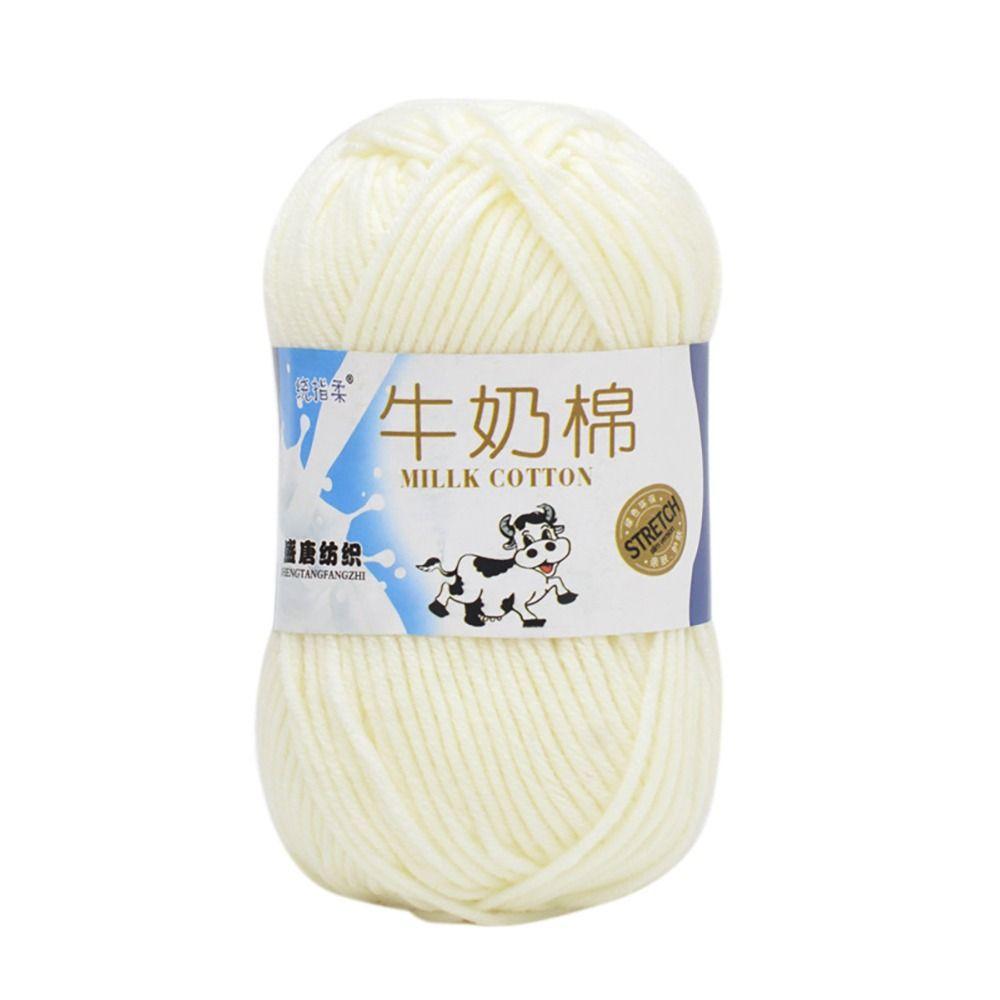 Cotton Wool Yarn DIY Cotton Yarn Warm Milk Cotton  Sofa Cushion