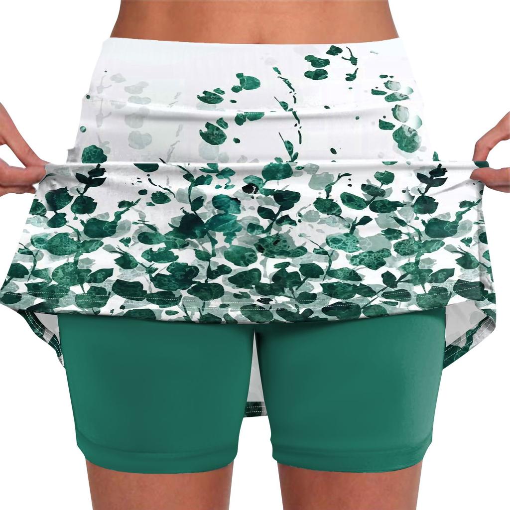 Эластичные брюки-кюлоты для йоги для женщин, спортивные шорты с принтом, легкие узкие однотонные бегуны с высокой талией