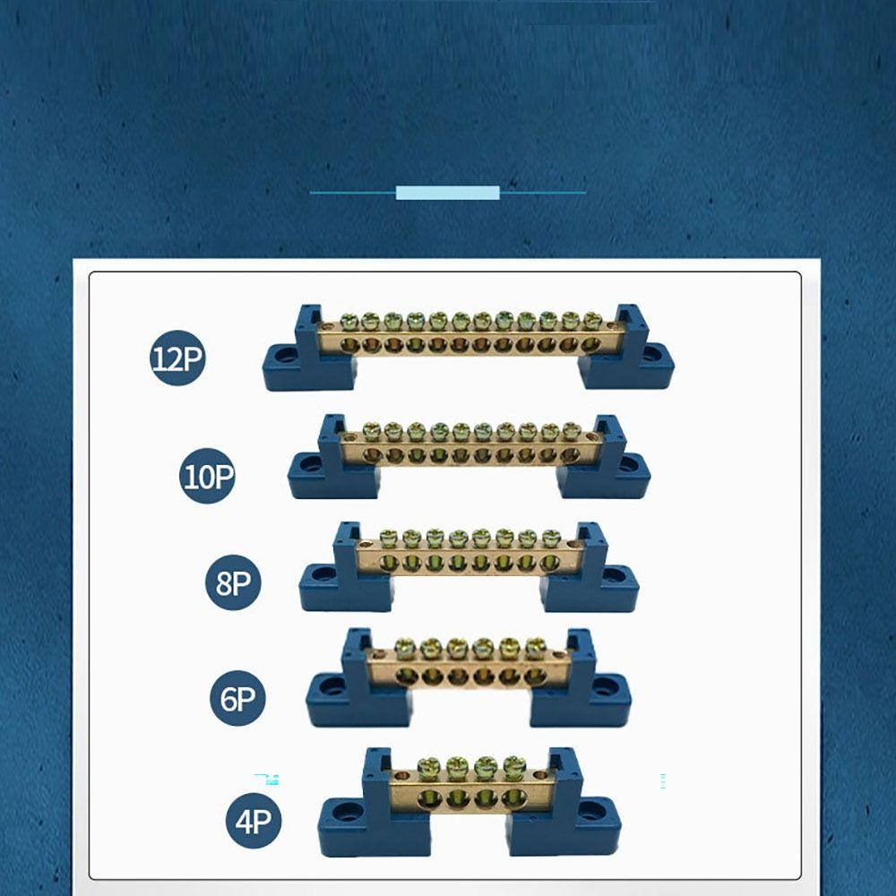 Connection Terminal Copper Screw Terminal Block Distribution Box Connection Copper Terminal Blocks