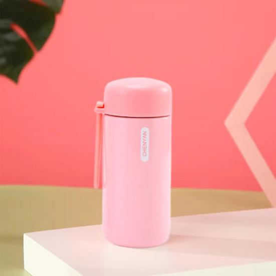 150 мл изоляционная бутылка из нержавеющей стали, вакуумная чашка для воды, герметичная мини-колба со шнурком, двойной стенкой, портативная бутылка для горячих и холодных напитков для офиса