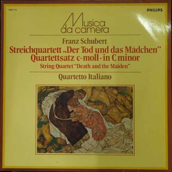 LP Record FRANZ SCHUBERT QUARTETTO ITALIANO Streichquartett Der Tod Und Das M 6503115 Philips 1984 Europe Classical Used