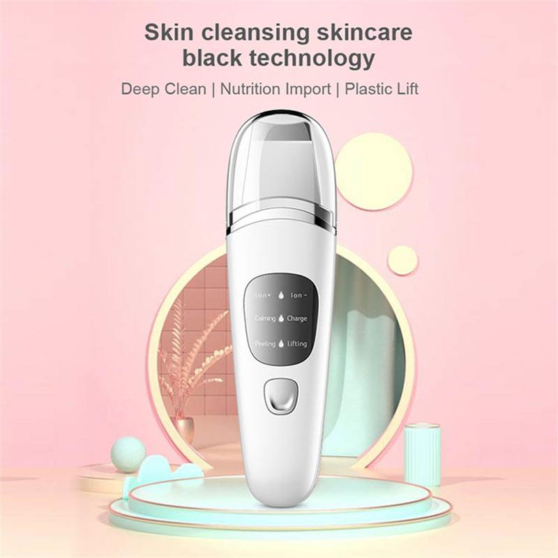 Kinsei Beauty Ультразвуковой скруббер для кожи, очиститель для лица, антивозрастной подтягивающий кожу, отшелушивающий косметический инструмент
