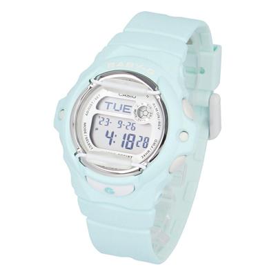 Женские цифровые часы Baby-G серии BG-169, смола, нержавеющая сталь, мятно-белые, BG-169U-3