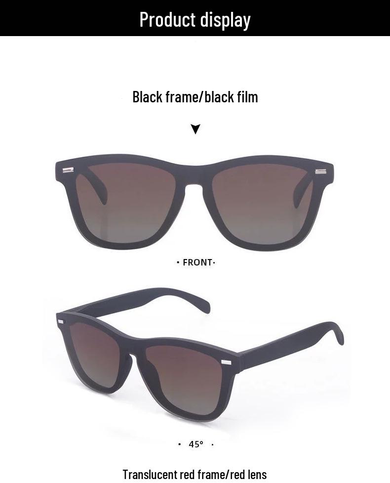 Поляризационные солнцезащитные очки с круглой оправой для вождения, рыбалки и занятий спортом на открытом воздухе