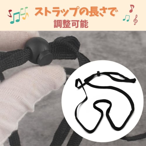 CAWKAY Microphone Holder, Neck Strap, Set of 2, for Live Commentary, Video Posting, Seminars, Speeches, Live Events, and Stage Hosting