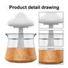 Cloud Rain Humidifier with 7 Colors LED Lights Water Drip Mushroom Mist Diffuser with Remote for