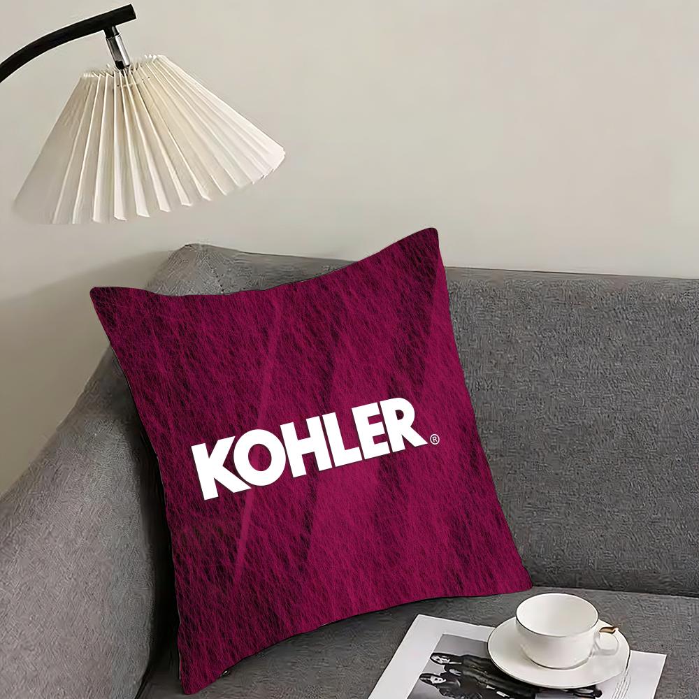 Подушка Kohler с чехлом, двусторонний плюшевый чехол для подушки – Для автомобиля, дивана, спальни, идеально подходит в качестве подарка.