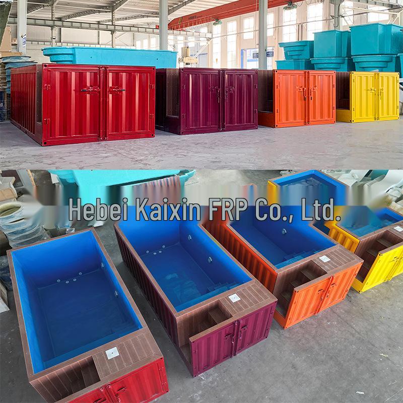 Large Indoor/Outdoor Infinity Steel Structure Container Pool