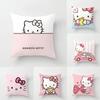 Подушка Hello Kitty Наволочка Аниме Sanrio Наволочка для гостиной Подушка для поясницы 45x45 см Подушки для студентов Наволочка для подушки-подушки для девочек