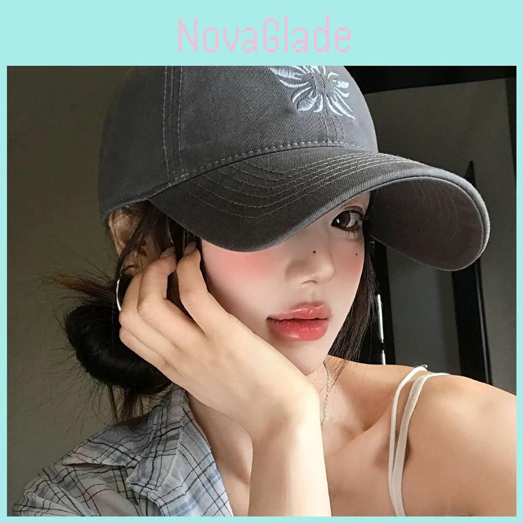 Vintage Embroidered Baseball Hat With Sunshade For Teens And Adults In Stylish Design