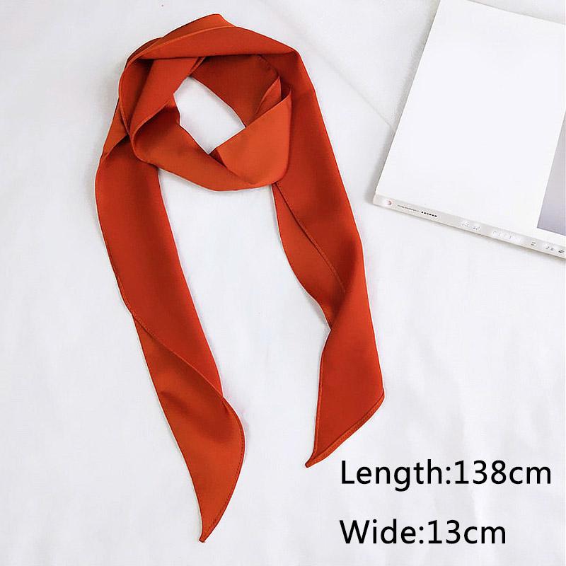 Хороший атласный квадратный женский ободок для волос на шею из шелка для женщин, обтягивающий женский галстук-шарф