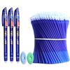Erasable Pens Gel Pen 0.5mm Blue/Black Ink Refills Rod Washable Handle School Writing Office Kawaii Stationery Gel Pen Office Pen