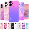 Чехол-крышка для Tecno Pova Neo 3 Прозрачные чехлы для Tecno Pova 5 Прозрачный силикон Мягкий ТПУ Чехол для Tecno Pova 4 4 Pro Pova 2 3 Funda