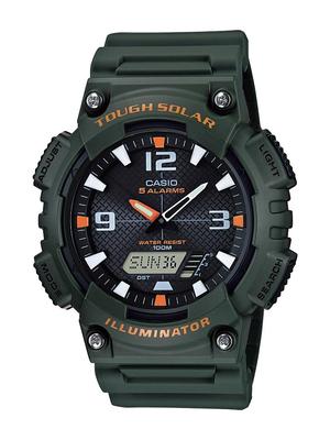 Casio AQ-S810W-3A Мужские солнечные аналогово-цифровые (комбинирование) Часы, Импортные