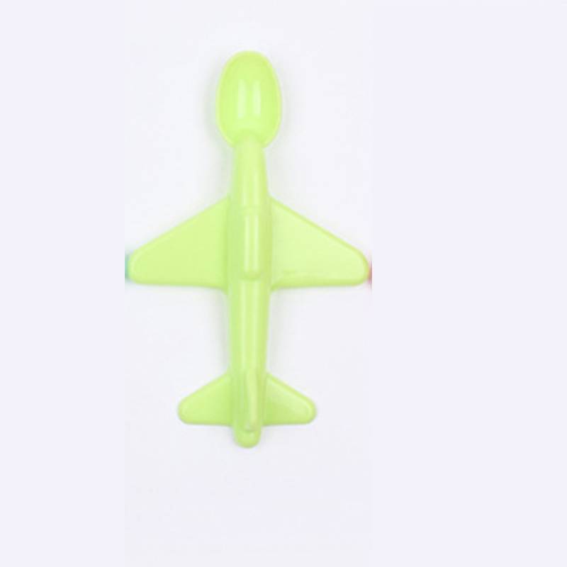 Childrens Airplane Shaped Plastic Spoon With Cute Design For Kids Meals And Gifting