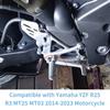 Motorcycle Footrests Foot Pegs Rear Front For Yamaha YZF R1 1998-2025 R6 2003-2020 YZF R6S R1M Motorbike-Accessories