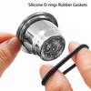 10Pcs Black Food Grade Soft Silicone O-Rings Rubber Gaskets For Nespresso