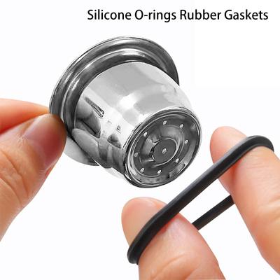 10 шт. черные пищевые мягкие силиконовые уплотнительные кольца резиновые прокладки для Nespresso