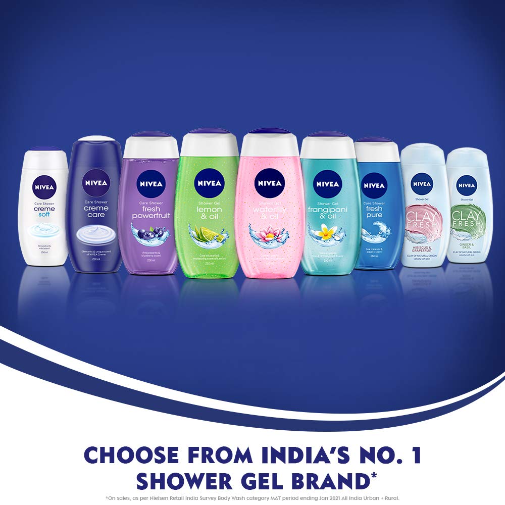Nivea Гель для душа, 250 мл (Пакет из 3)