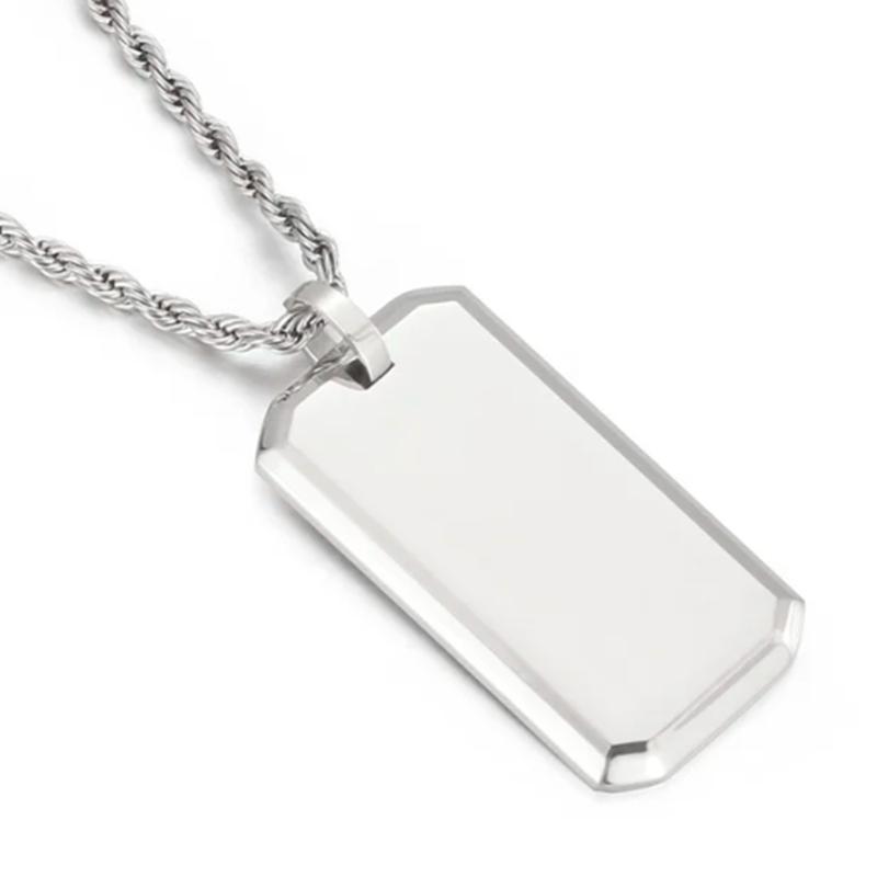 Stainless Steel Gun Charm Pendant Necklace for Men Women Chunky Power Jewelry 60cm Silver/Gold Color Metal Accessories