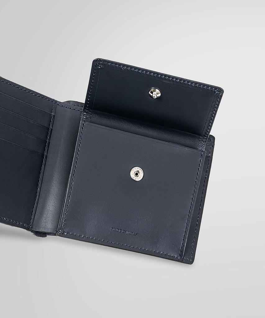 Brooks Brothers Cow Leather Two-Tone Wallet 330000715 Black One Size