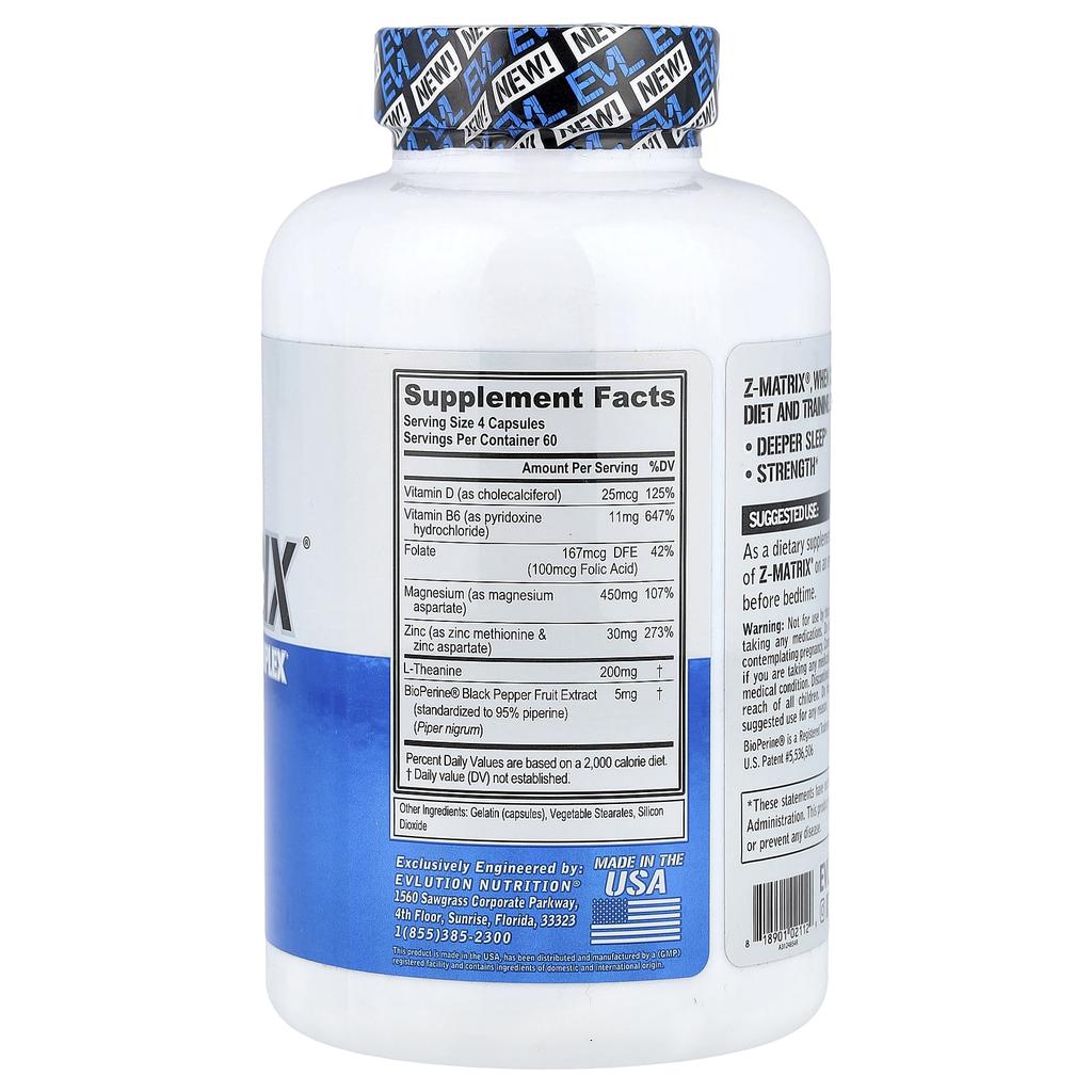 Z-Matrix®, Recovery & Sleep Complex, 240 Capsules