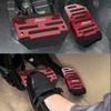 Universal Non-Slip Automatic Gas Brake Red Foot Pedal Pad Cover Car Accessories