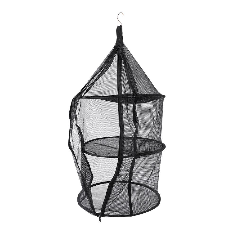 3 Layer Foldable Hanging Clothing Dry Net for Outdoor Picnic Travel Camping