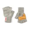 NEWBERRY KNITTING Deerskin Fingerless Gloves - Gray