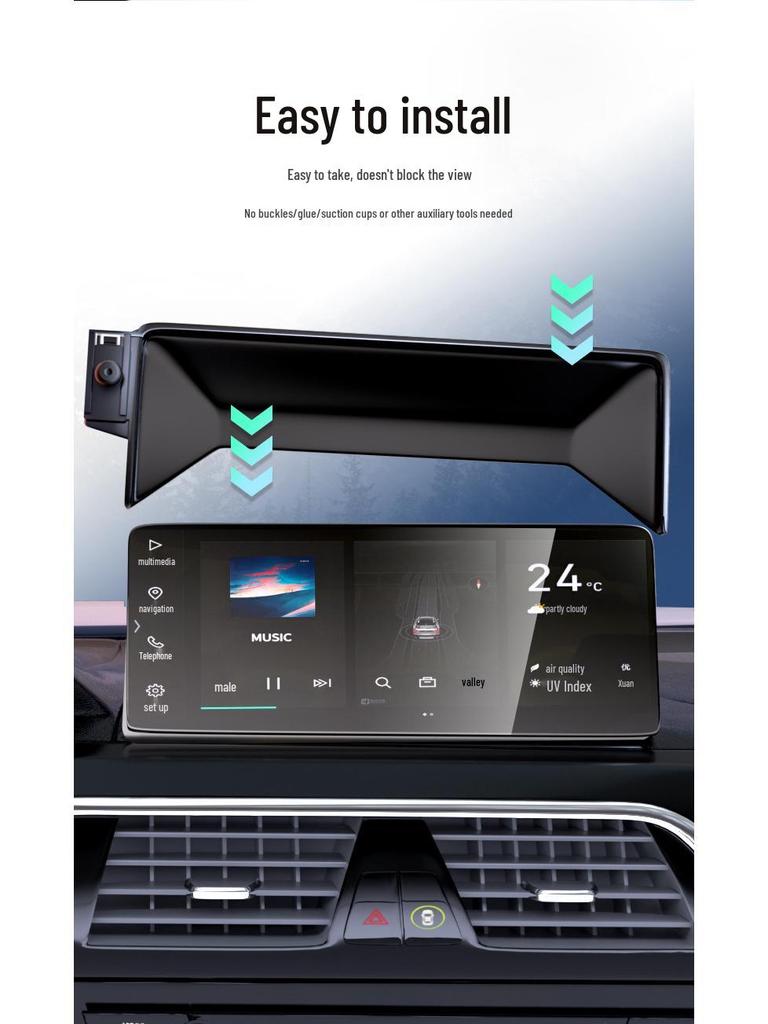 ZEEKR LS6/L6/LS7 Car Phone Holder - Fits 26 Models, Dedicated Phone Mount Accessory