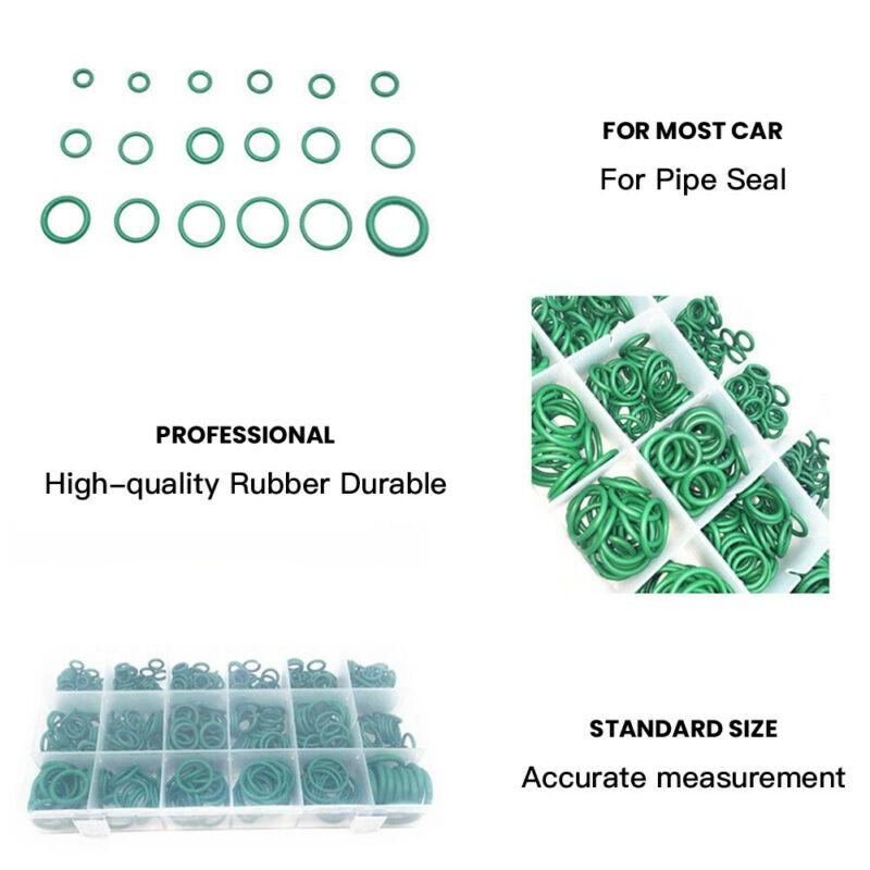 530Pcs Car O Ring Seal R134a Universal Auto Air Conditioning Rubber Gasket Kit