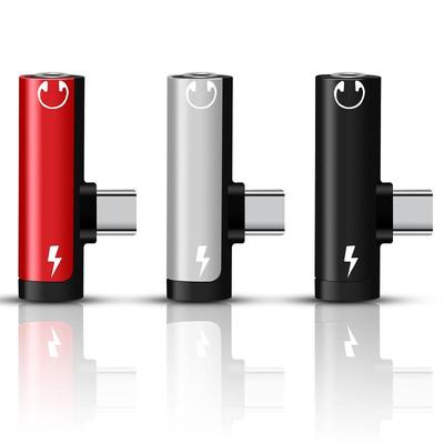 2 в 1 USB-адаптер Lightning Type C с разъемом 3,5 мм, аудиоадаптер для наушников, USB-C адаптер для зарядки для Xiaomi Huawei, адаптер для наушников