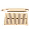2 Pcs Weaving Loom Kit Wooden Belt Weaving Loom Weaving Shuttle Tools Arts Crafts for Bracelet Bag