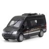 1/32 Benz Sprinter Alloy MPV Car Model Diecasts Metal Toy Vehicles Car Model Collection Sound and Light Simulation Childrens Toy Gift