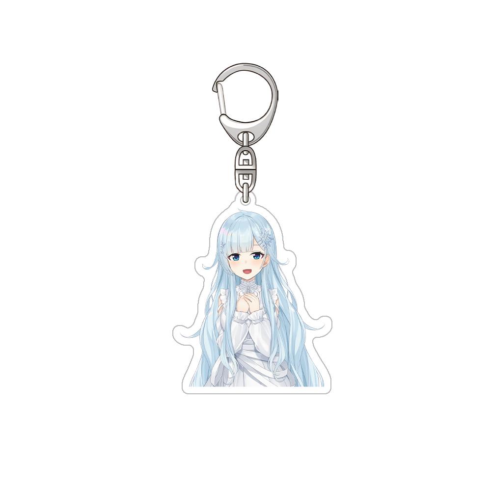 Nijisanji Юхи Рири Шишидо Акари Хигучи Каэдэ Кэнмоти Тоя Дебидеби Дебиру Официальный Акриловый Брелок Подвеска для Сумки Подарки для Фанатов