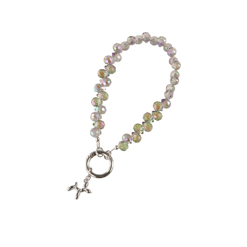 Цветной стразовый кристальный бисер ремешок для телефона с собакой шнурок для мобильного телефона подарок на Новый год