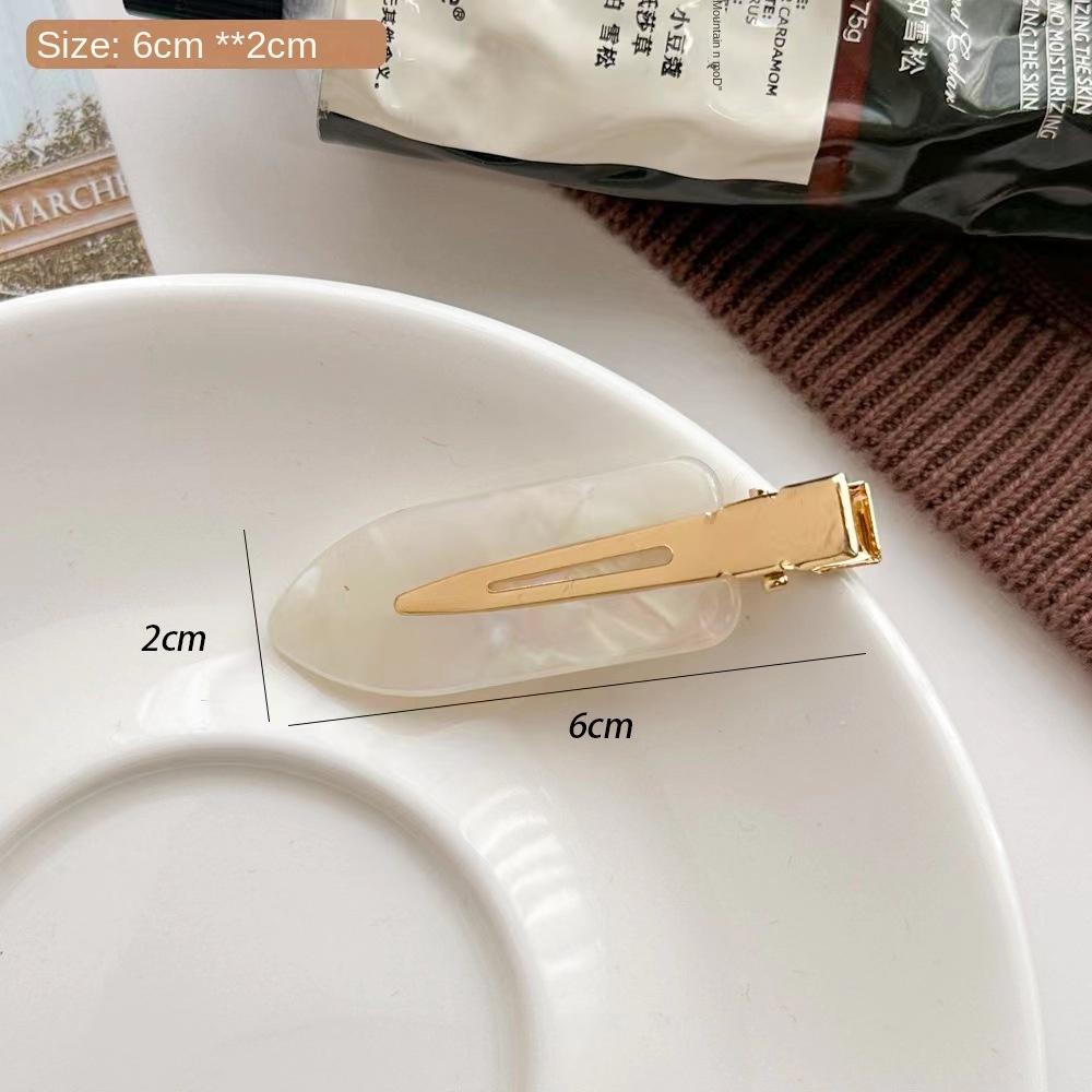 Acetate Seamless Hair Clip Headdress No Bend Barrettes New No Crease Hairpin Women