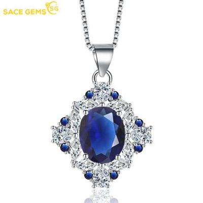 Классический роскошный циркон для женщин кулон ожерелье ювелирные изделия свадебное обещание вечерние подарок