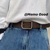 Korean Style Unisex Matte Silver Decorative Belt for Women & Students