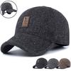 Baseball Cap Winter Dad Hat Warm Cotton Cap Men Wool Cap Riding Cap