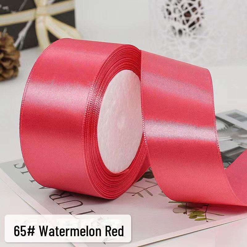 Рулон красной ленты 4 см для самодельных коробок для торта с розами и цветочных свадебных украшений