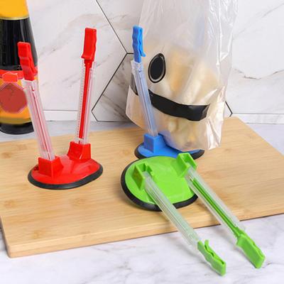 Регулируемая подставка для держателя пакета Пластиковые полки для заморозки пакетов Расширяемый органайзер для заморозки партии